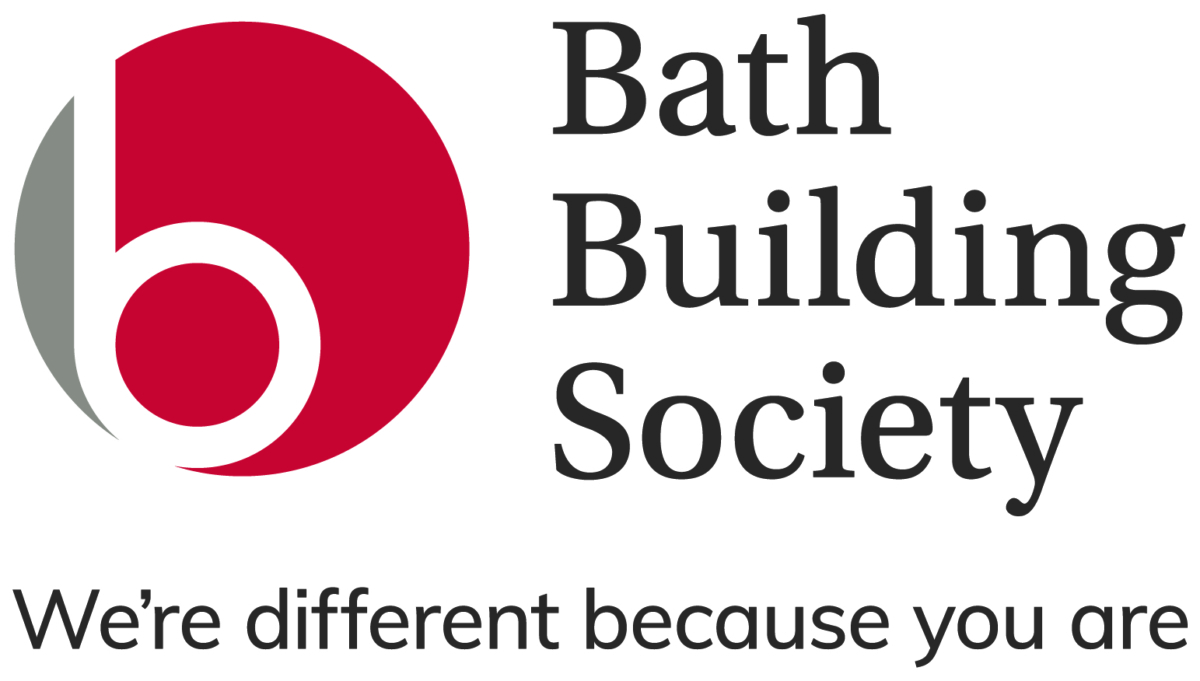 Bath Building Society red and white logo, with a red circle containing a white b on a white background.